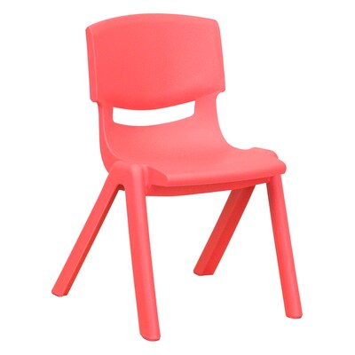Flash Furniture Plastic School Chair, Red (1YUYCX001RED)