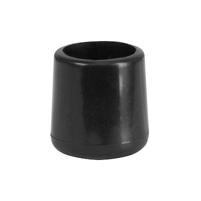 Flash Furniture Folding Chair Replacement Foot Caps, Black (LEL3BKCAPS)