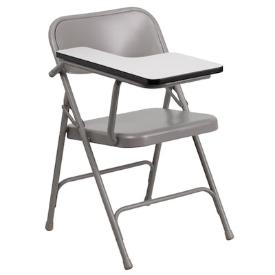 Flash Furniture Premium Steel Folding Chair with Right-Handed Tablet Arm (HF309ASTRT)