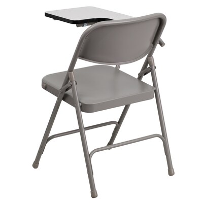 Flash Furniture Premium Steel Folding Chair with Right-Handed Tablet Arm (HF309ASTRT)