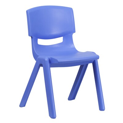 Flash Furniture Plastic School Chair, Blue (1YUYCX005BLUE)