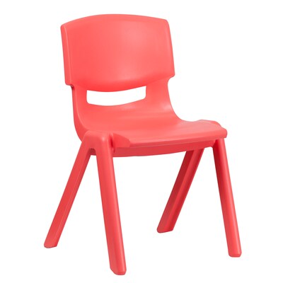 Flash Furniture Plastic School Chair, Red (1YUYCX005RED)