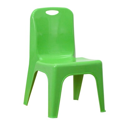 Flash Furniture Plastic School Chair, Green (YUYCX011GREEN)