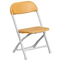 Flash Furniture Plastic School Chair, Yellow (YKIDYL)