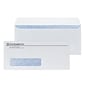 Custom #10 Barcode Peel and Seal Window Envelopes with Security Tint, 4 1/4" x 9 1/2", 24# White Wove, 1 Standard Ink, 250/Pack