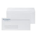 Custom #10 Peel and Seal Window Envelopes, 4 1/4 x 9 1/2, 24# White Wove, 1 Custom Ink, 250 / Pack