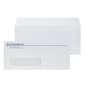 Custom #10 Peel and Seal Window Envelopes, 4 1/4" x 9 1/2", 24# White Wove, 1 Custom Ink, 250 / Pack