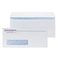 Custom #10 Peel and Seal Window Envelopes with Security Tint, 4 1/4" x 9 1/2", 24# White Wove, 2 Custom Inks, 250 / Pack