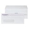 Custom #10 Self Seal Window Envelopes, 4 1/4 x 9 1/2, 24# White Wove, 2 Custom Inks, 250 / Pack