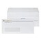 Custom #10 Self Seal Window Envelopes, 4 1/4 x 9 1/2, 24# White Wove, 1 Standard and 1 Custom Inks