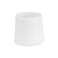 Flash Furniture Folding Chair Replacement Foot Caps, White (LEL3WHCAPS)