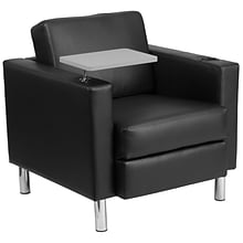 Flash Furniture Leather Guest Chair, Black (BT8219BK)