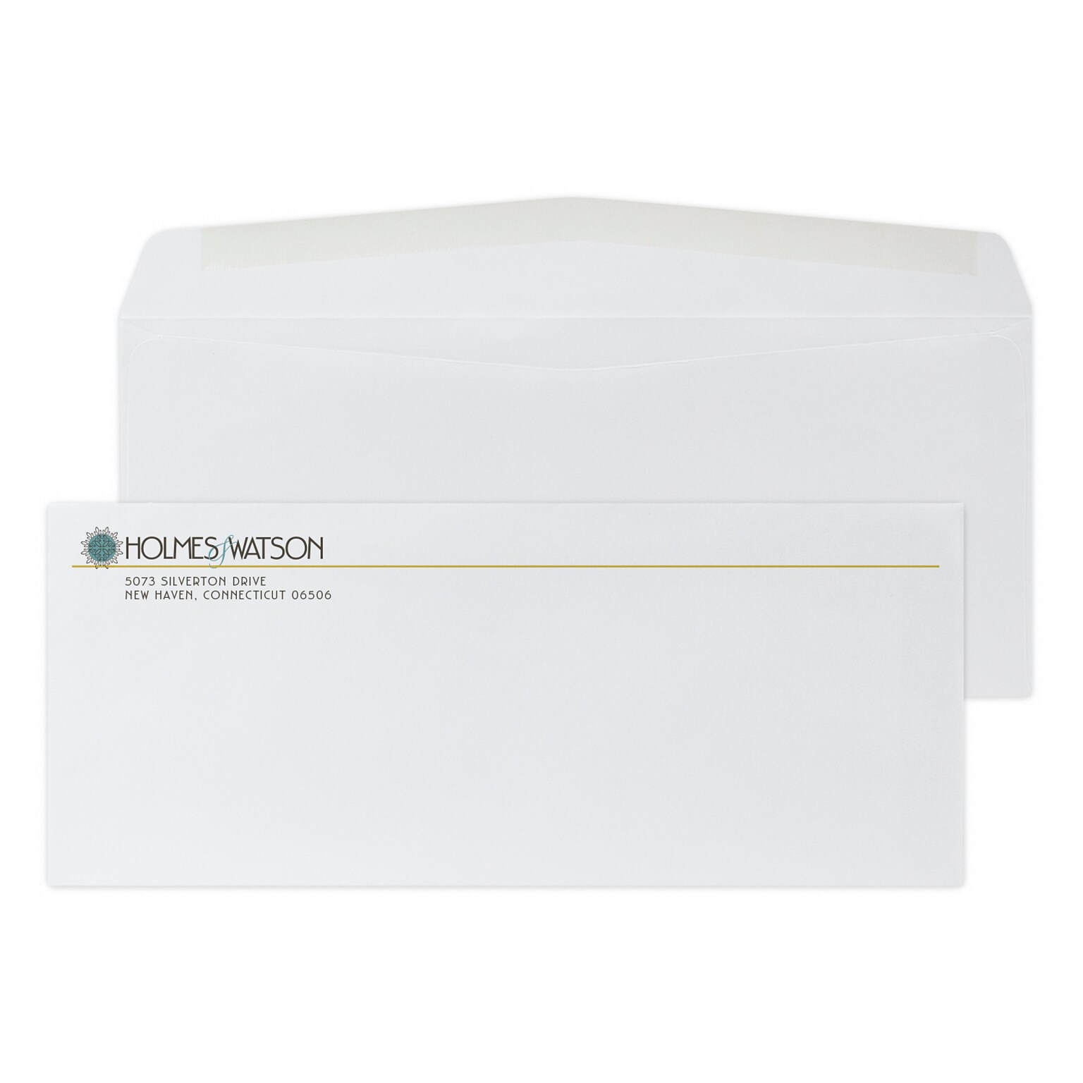 Custom Full Color #10 Standard Envelopes, 4 1/8 x 9 1/2, 24# White Wove, 250 / Pack