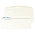 Custom #10 Stationery Envelopes, 4 1/4 x 9 1/2, 24# CLASSIC® CREST Natural White, 2 Standard Flat