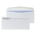 Custom #10 Standard Envelopes with Security Tint, 4 1/8 x 9 1/2, 24# White Wove, 1 Standard Ink, 2