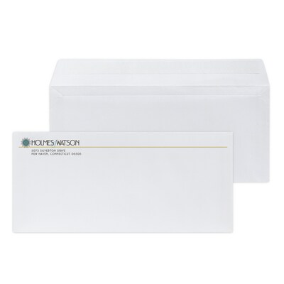 Custom Full Color #10 Peel and Seal Envelopes, 4 1/4 x 9 1/2, 24# White Wove, 250 / Pack