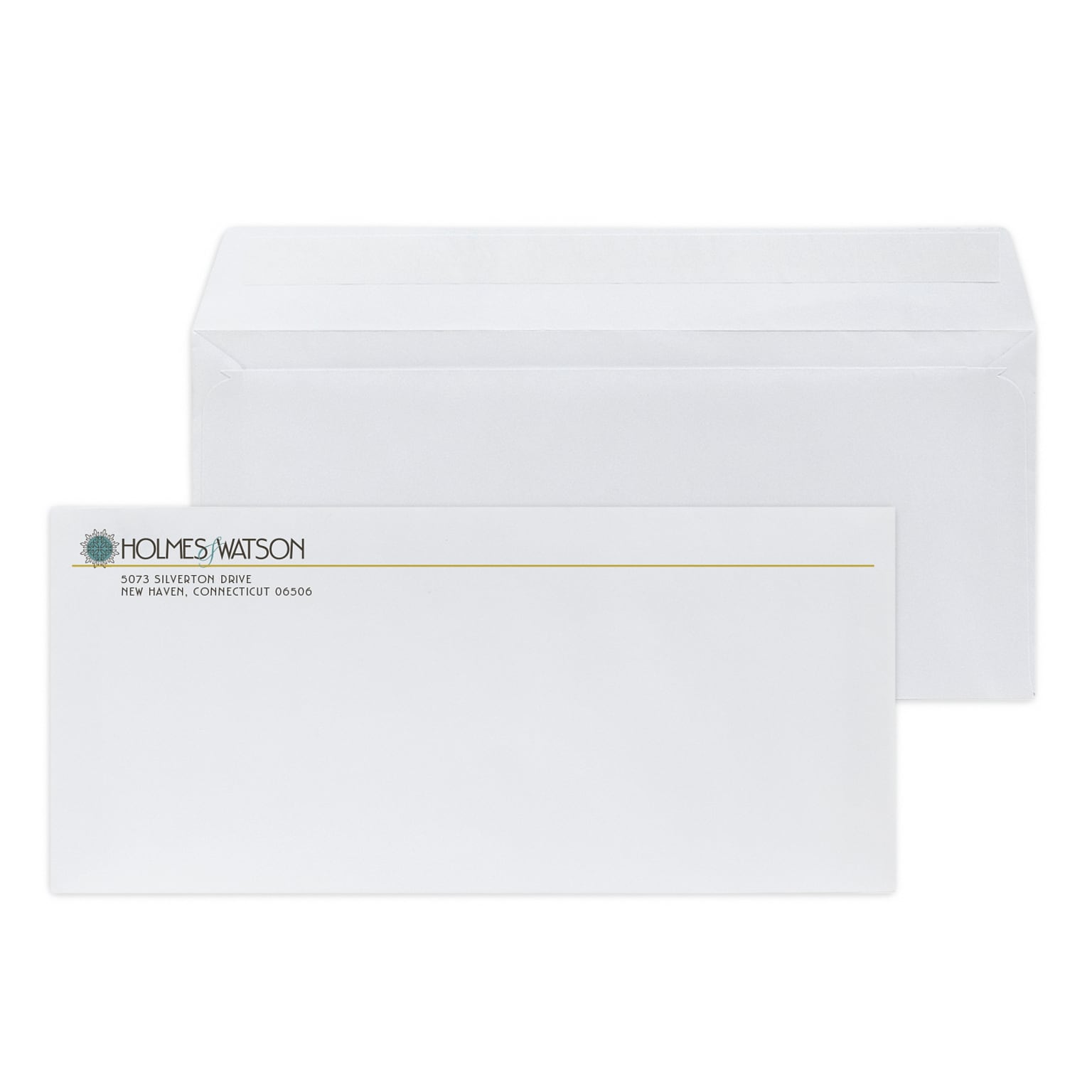 Custom Full Color #10 Peel and Seal Envelopes, 4 1/4 x 9 1/2, 24# White Wove, 250 / Pack