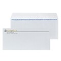 Custom #10 Peel and Seal Envelopes with Security Tint, 4 1/4 x 9 1/2, 24# White Wove, 1 Standard a