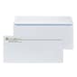 Custom #10 Peel and Seal Envelopes with Security Tint, 4 1/4" x 9 1/2", 24# White Wove, 1 Standard and 1 Custom Inks, 250 / Pack