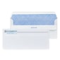 Custom #10 Self Seal Envelopes with Security Tint, 4 1/4" x 9 1/2", 24# White Wove, 2 Standard Inks, 250 / Pack