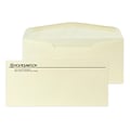 Custom #10 Stationery Envelopes, 4 1/4 x 9 1/2, 24# CLASSIC® LINEN Baronial Ivory, 1 Standard Rais