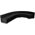 Flash Furniture  Hercules Alon Series Leather Reception Configuration, 4 Pieces, Black (ZB803760SBK)