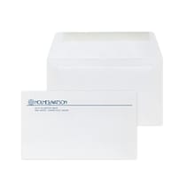 Custom #6-1/4 Standard Envelopes, 3 1/2 x 6, 24# White Wove, 1 Custom Ink, 250 / Pack