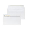 Custom #6-1/4 Standard Envelopes, 3 1/2 x 6, 24# White Wove, 1 Standard and 1 Custom Inks, 250 / P