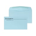 Custom #6-3/4 Standard Envelopes, 3 5/8 x 6 1/2, 24# Blue Wove, 1 Standard Ink, 250 / Pack