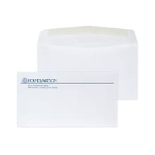 Custom #6-3/4 Standard Envelopes, 3 5/8 x 6 1/2, 24# White Wove, 1 Custom Ink, 250 / Pack