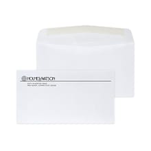 Custom #6-3/4 Standard Envelopes, 3 5/8 x 6 1/2, 24# White Wove, 1 Standard Ink, 250 / Pack