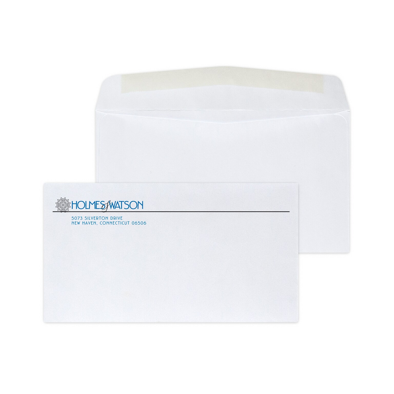 Custom #6-3/4 Standard Envelopes, 3 5/8 x 6 1/2, 24# White Wove, 2 Standard Inks, 250 / Pack