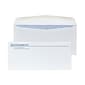 Custom #9 Standard Envelopes with Security Tint, 3 7/8" x 8 7/8", 24# White Wove, 1 Custom Ink, 250 / Pack