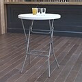 Flash Furniture Elon Folding Table, 31.25 x 31.25, Granite White (DADYCZ80R2BAR)