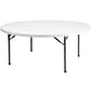 Flash Furniture Elon Folding Table, 71" x 71", Granite White (DADYCZ180RGW)