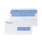 Custom Full Color 4-1/2" x 9" Insurance Claim Right Window Self Seal Envelopes with Security Tint, 24# White Wove, 250 / Pack
