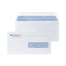 Custom Full Color 4-1/2 x 9 Insurance Claim Right Window Standard Envelopes with Security Tint, 24
