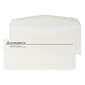 Custom #10 Stationery Envelopes, 4 1/4" x 9 1/2", 24# CLASSIC® LAID Natural White, 1 Standard Flat Ink, 250 / Pack