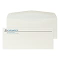 Custom #10 Stationery Envelopes, 4 1/4 x 9 1/2, 24# CLASSIC® LAID Natural White, 2 Standard Flat I