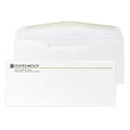 Custom Full Color #10 Stationery Envelopes, 4 1/4 x 9 1/2, 24# CLASSIC® CREST Solar White, Raised