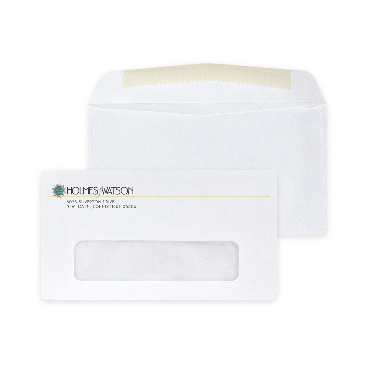 Custom Full Color #6-3/4 Window Envelopes, 3 5/8 x 6 1/2, 24# White Wove, 250 / Pack, 250 / Pack