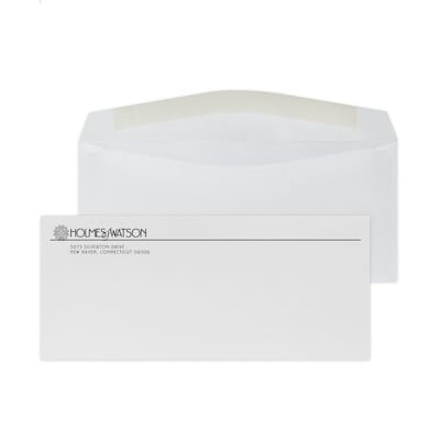 Custom #9 Standard Envelopes, 3 7/8 x 8 7/8, 24# White Wove, 1 Standard Ink, 250 / Pack