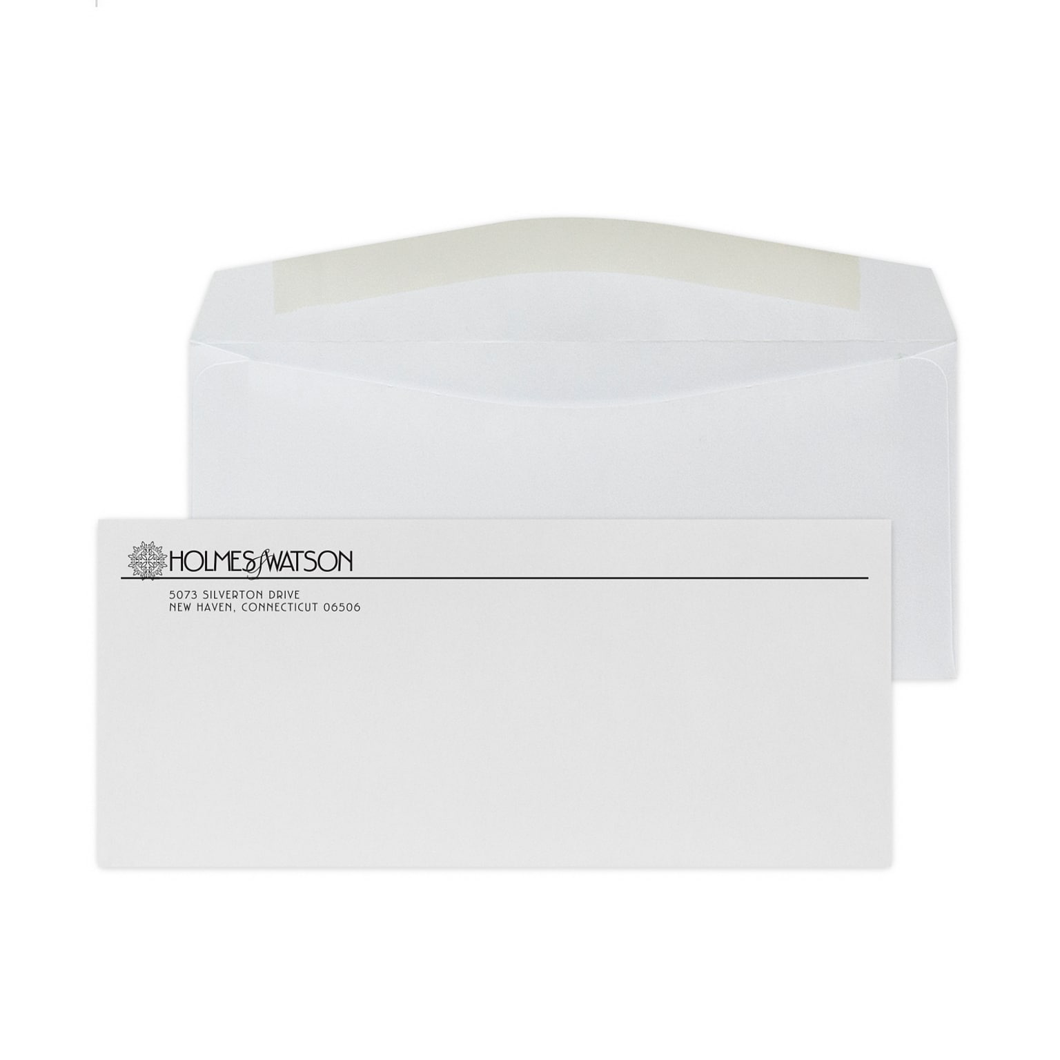 Custom #9 Standard Envelopes, 3 7/8 x 8 7/8, 24# White Wove, 1 Standard Ink, 250 / Pack