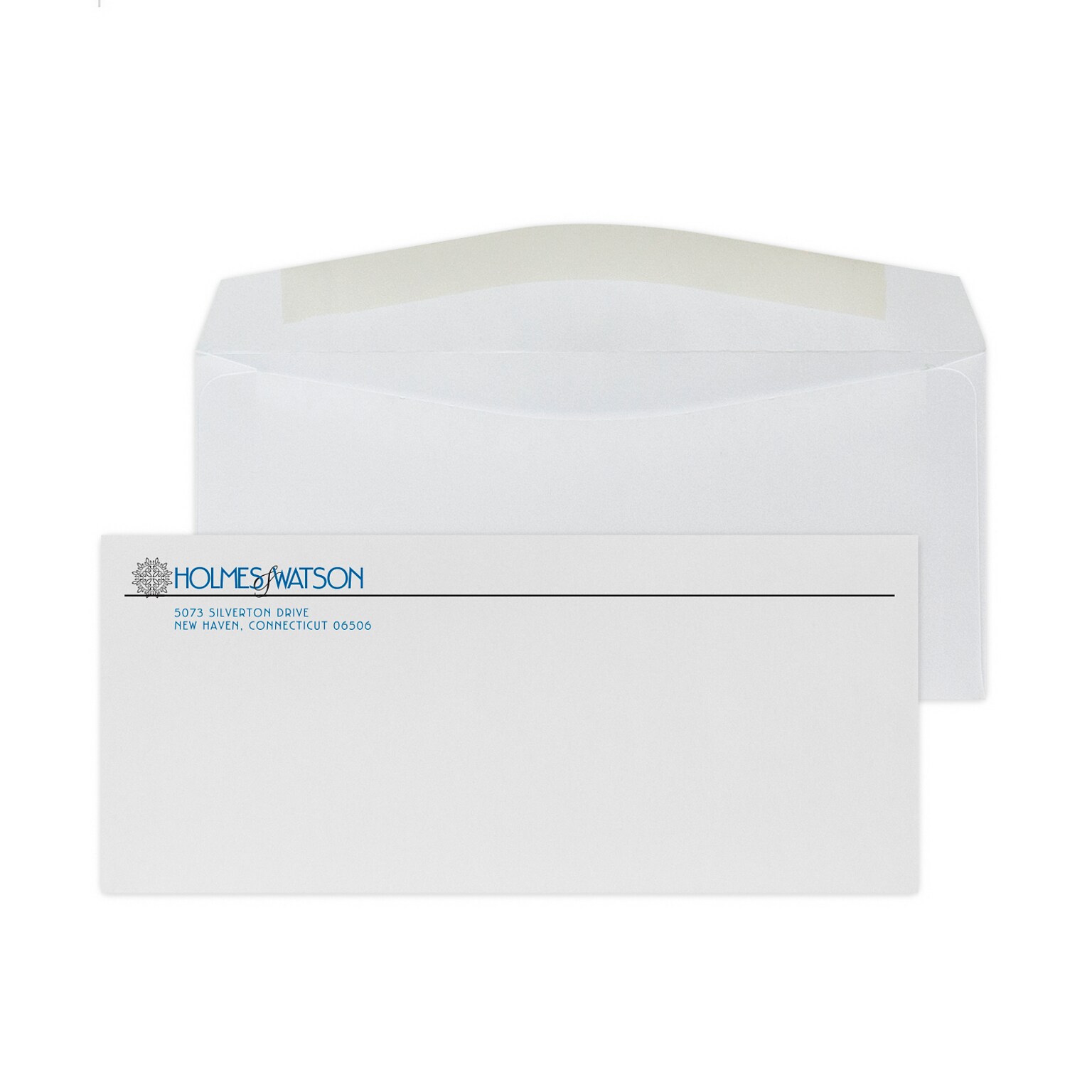 Custom #9 Standard Envelopes, 3 7/8 x 8 7/8, 24# White Wove, 2 Standard Inks, 250 / Pack