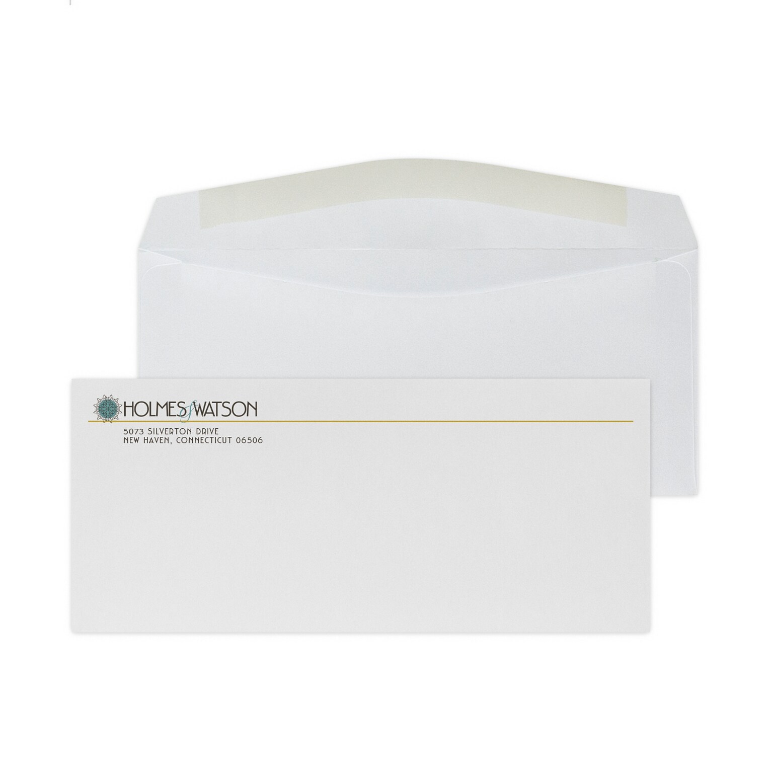 Custom Full Color #9 Standard Envelopes, 3 7/8 x 8 7/8, 24# White Wove, 250 / Pack