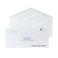 Custom #9 Barcode Envelopes with V-flap, 3 7/8" x 8 7/8", 24# White Wove, 1 Standard Ink, 250 / Pack