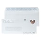 Custom #10 Barcode Pre-Stamped Peel and Seal Window Envelopes, 4 1/4" x 9 1/2", 24# White Wove, 1 Standard Ink, 250 / Pack