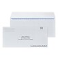 Custom #10 Barcode Peel and Seal Envelopes with Security Tint, 4 1/4" x 9 1/2", 24# White Wove, 1 Standard Ink, 250 / Pack