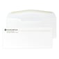 Custom Full Color #10 Stationery Envelopes, 4 1/4" x 9 1/2", 70# Cougar Opaque Smooth White, Flat Ink, 250 / Pack
