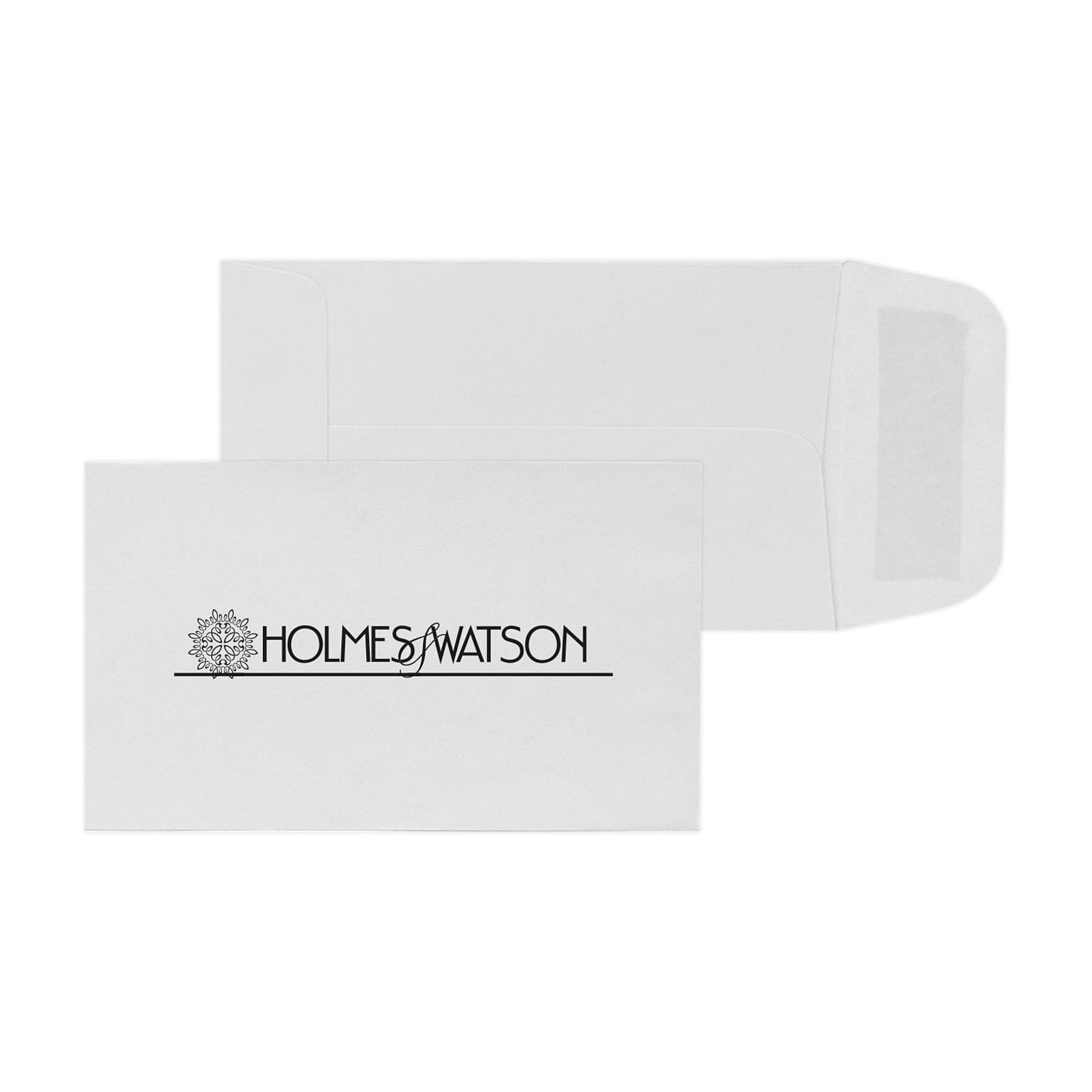 Custom 2-1/2 x 4-1/4 Standard Coin Envelopes, 24# White Wove Open End, 1 Standard Ink, 250 / Pack